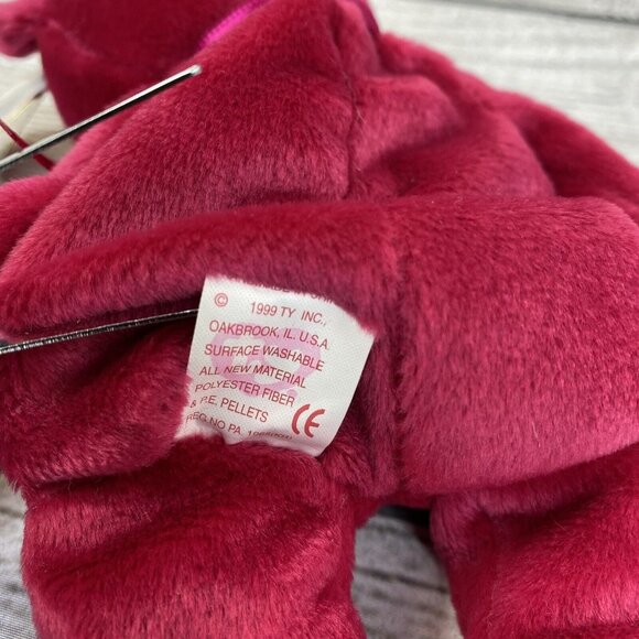 Beanie Babies TY Valentina & Casanova Valentines Day Love Heart Teddy Bears Toys - Picture 7 of 15